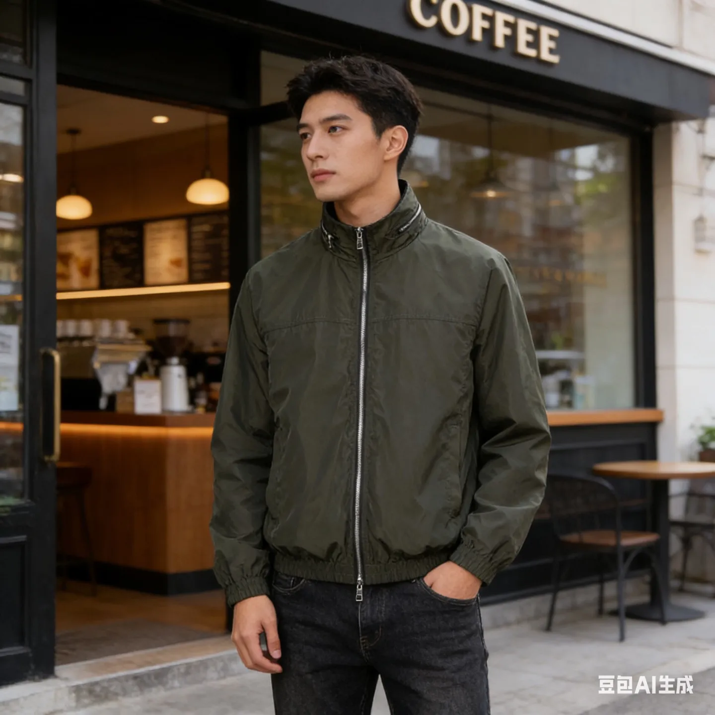 Louis Vuitton/Louis Vuitton 26ss presbyopic double-sided hooded thin coat